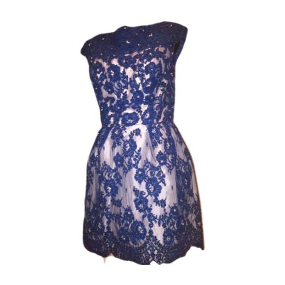 Luxury Designer Couture Glamour Runway Lace Evening Cocktail Prom Party Dress NW - Picture 8 of 16